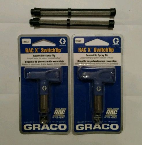 2 graco rac x switch tip. Ltx515. Also 2 gun filters