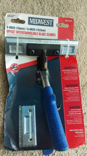 Offset hand seamer set, 9&#034;, steel, midwest snips, mw-so36 for sale