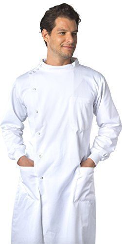 Dr. howie unisex white lab coat with mandarin collar ? professional quality for sale