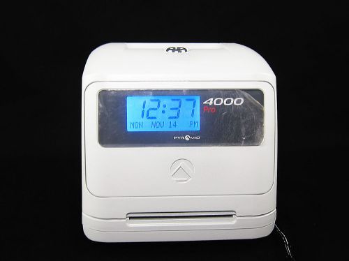 Pyramid 4000 Pro Auto Totaling Time Clock ^