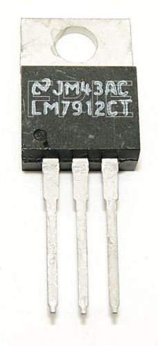 LM7912CT Negative Voltage Regulator -12V, 1A National Semiconductor