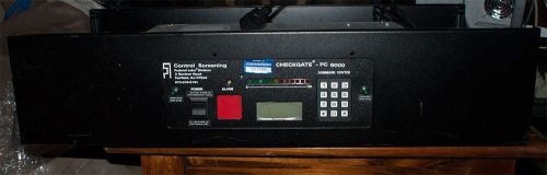 Control Screening Checkgate PC 9000  Metal Detectors Command Center &amp; Remote