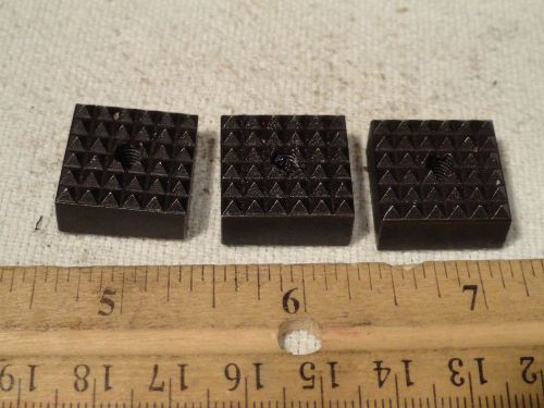 3pc fairlane square positioning gripper 3/4&#034;wide/long 3/8&#034; tall #10-32 thread for sale
