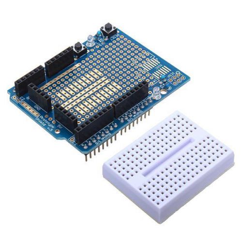 Arduino Compatible 328 ProtoShield Prototype Expansion Board soldering USA SELL