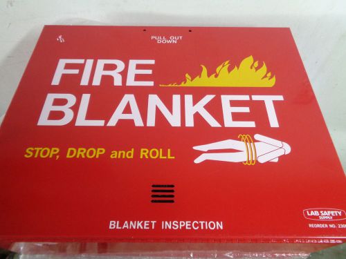 Lab Safety Fire Blanket with Metal Case - New