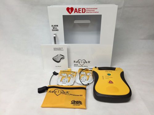 Difibtech reviver aed ddu-100b with wall mounted unit for sale