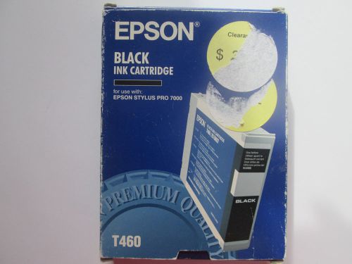 New Genuine Epson Stylus Pro 7000 T460 Black Ink cartridge