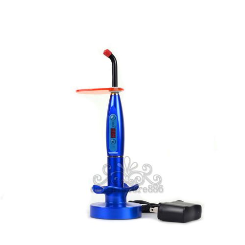 Dental Wireless Cordless LED Cure Curing Light Lamp 2000mw Tool for Dentist Blue