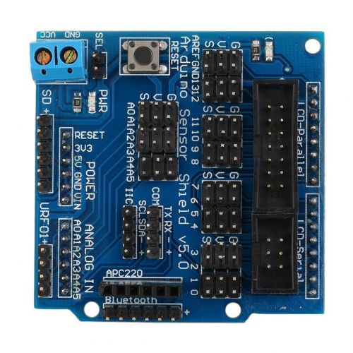 Sensor Shield V5.0 For Arduino UNO MEGA Duemilanove Digital Analog Module Servo