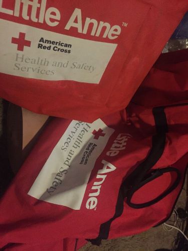 2 Carry Bags- One Large And One Single - (Red) for Laerdal Adult Anne