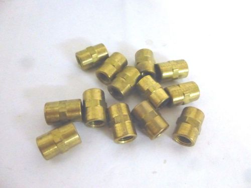 27 pcs 1/2&#034; brass coupler fittings nuts female plumbing plumber supplies for sale