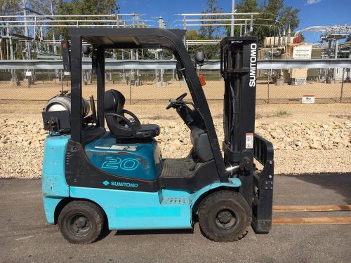2009 yale fg20 4000lb pneumatic tire forklift lift truck for sale