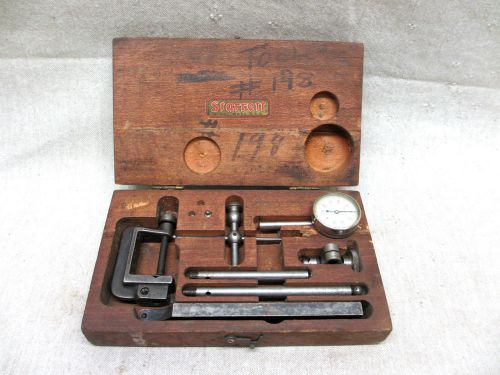 Vintage Starrett No.196 Dial Indicator Tool Set