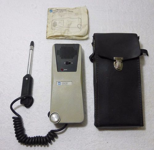 Tif 5500, portable automatic halogen leak detector, with probe, case, &amp; manual for sale
