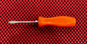 Snap-On Screwdriver Flathead SDD2 Orange Handle