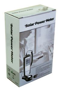 DT-1307 Sun Power Solar Energy Sunlight BTU Watt per sq. Meter Digital Meter NEW