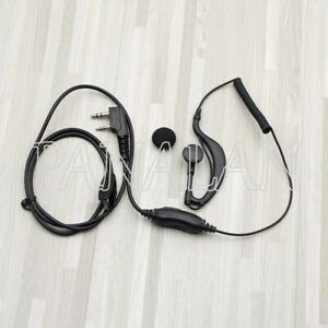 Clip Ear Earpiece Headset Mic Kenwood NX340u NX420 TK2130 TK2131 TK288 -US STOCK