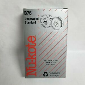 Nukote B76 Underwood Standard Electric Typewriter Sealed Ink Ribbon Spoon - NEW