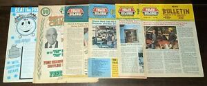 Foley Belsaw Lot of 4 News Bulletins &amp; 2 Folding Advertisement 1985-1986