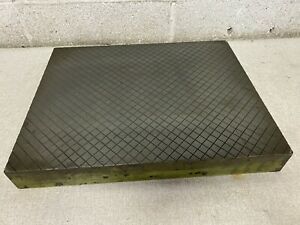 Vintage 13” X 17” MACHINIST LAPPING PLATE SURFACE PLATE HEAVY DUTY 122 Lbs
