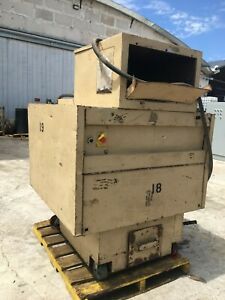 Industrial Plastic Granulator w/ Allen Bradley Electric Motor 25 HP