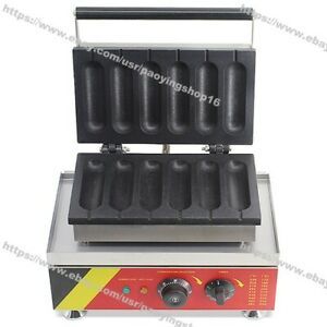 Commercial Nonstick Electric Pops Waffle Dog Maker Baker Machine