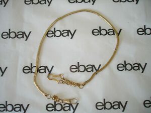Gold Snake Chain New Duty hooks on Whistle