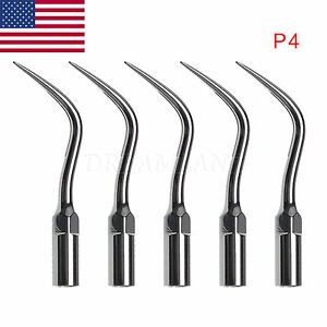 5 PCS P4 Dental Scaler Perio Scaling Tip for EMS SKYSEA Ultrasonic Handpiece zs