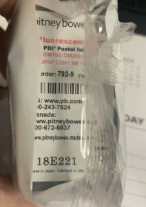 NEW AND SEALED 793-5 Pitney Bowes Fluorescent Red Ink for DM100/DM200 Series