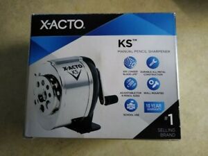 Pencil Sharpener, X-ACTO Manual , Wall/ table Mount, NEW in original box
