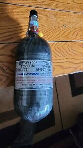 Carleton DOT-E11005 M4927 4500 PSI  Paintball Fiber Wrapped Air Tank EXPIRED