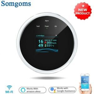 WiFi GAS LPG Leak Sensor alarm Fire Security detector APP Control Safety Homes
