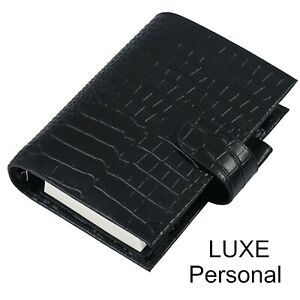 Moterm Luxe Personal Planner leather 30 MM Rings Binder Diary Agenda Organizer