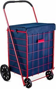 Shopping Cart Liner - 18&#034; X 15&#034; X 24&#034; - Square Bottom Fits Snugly Navy Blue