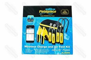 Fieldpiece JL3KH6 Job Link Charge &amp; Air Kit with Probes, Pipe Clamps
