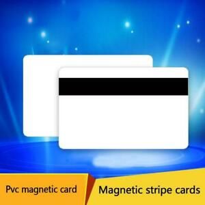 10pcs PVC PLASTIC BLANK WHITE CREDIT CARD 30 MIL With M8I7 G3F4 Loco R8O5