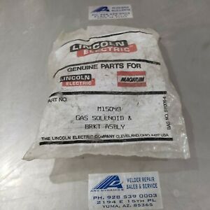 lincoln electric M15049 GAS SOLENOID &amp; BRKT ASBLY