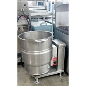 Vulcan-Hart VEC20T Tilting Jacketed Steam Kettle, 20 Gallon, 10 Temp Settings