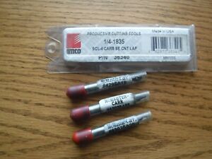 McMaster - Carr Bits X 3 + SCL-4 Carbide Bits NIP Made in USA