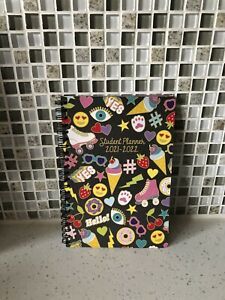 JOT emoji Weekly Student Planner 2021 - 2022 Spiral Bound New 8 X 5.25