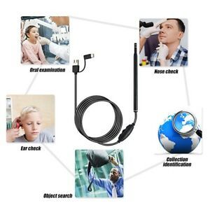 3 in 1 Type-C USB Ear Cleaning Endoscope Earpick Mini Camera Earwax Removal