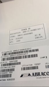 Abracon ABM3-27.000 MHz-D2-Y Quartz Crystal Oscillator 1000