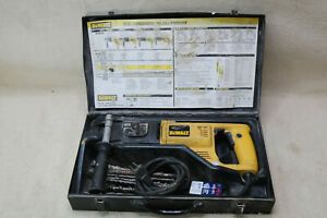 Dewalt DW557 1&#034; VSR SDS Rotary Hammer Drill Chiseling w/ 12 Bits 1/4&#034; to 3/4&#034;