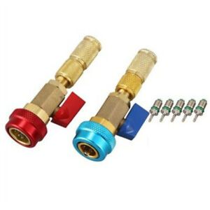1X(R134A Car Air Condition Valve Core Remover Repair Tool Installer with 5 PCS