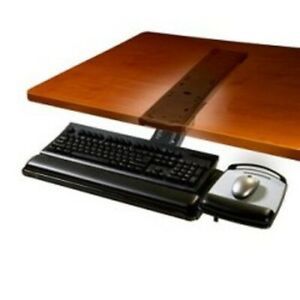 Sit/Stand Easy Adjust Keyboard Tray w/Adjustable Keyboard 23in AKT180LE-1EA