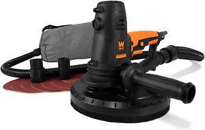 New Wen 10-Amp Variable Speed Handheld Drywall Sander With Sandpaper, Dust Hose