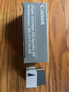 Canon D-2 Staple Cartridges 3 Pack Printer Copier 0250A002[AD] New + Staple Bloc