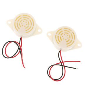 2PCS SFM-27 DC 3-24V 95DB Intermittent Beep Alarm Electronic Buzzer Sounder