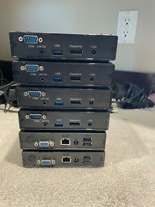 (LOT of 6) Micros DT166 Restaurant Display Controllers w Adapters and Cables