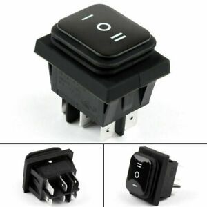 4Pcs RLEIL RL2-203M Waterproof IP65 Car Rocker Switch 6Pin ON-Off-ON 125/250VAC